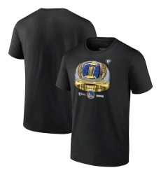 Men's Golden State Warriors 2022 2022 Black NBA Finals Champions Bling Ring Big & Tall T-Shirt