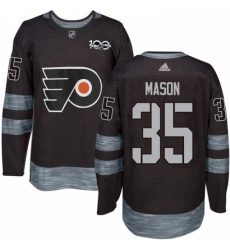 Adidas Philadelphia Flyers 35 Steve Mason Black 1917 2017 100th Anniversary Stitched NHL Jersey 