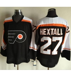Flyers #27 Ron Hextall Black CCM Throwback Stitched NHL Jersey