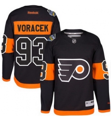 Flyers #93 Jakub Voracek Black 2017 Stadium Series Stitched NHL Jersey