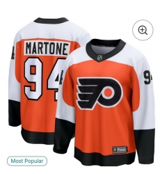 Men Philadelphia Flyers 94 Martone Orange 2024 25 Home stitched Hockey Jersey Men Philadelphia Flyers 94 Martone Orange 2024 25 Home stitched Hockey Jersey