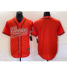 Men Philadelphia Flyers Blank Orange Cool Base Stitched Baseball Jersey