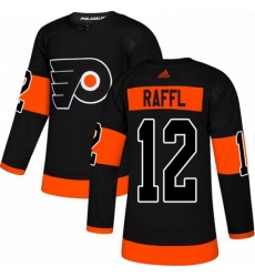 Mens Adidas Philadelphia Flyers 12 Michael Raffl Premier Black Alternate NHL Jersey 