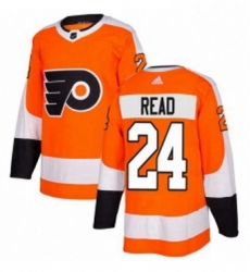 Mens Adidas Philadelphia Flyers 24 Matt Read Premier Orange Home NHL Jersey 