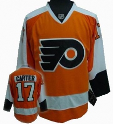 Philadelphia Flyers 17# Jeff Carter orange
