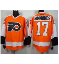 Philadelphia Flyers 17 Wayne Simmonds Orange Stitched NHL Jersey