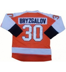 Philadelphia Flyers #30 Ilya Bryzgalov Orange Hockey Jersey