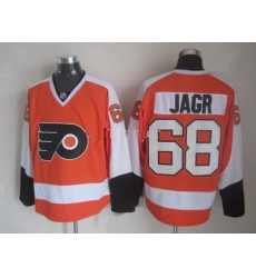 Philadelphia Flyers 68 Jaromir Jagr Orange Hockey Jerseys