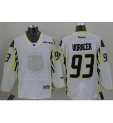 Philadelphia Flyers #93 Jakub Voracek White 2015 All Star Stitched NHL Jersey