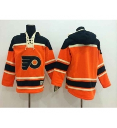 nhl jerseys philadelphia flyers blank orange-black[pullover hooded sweatshirt]