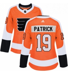 Womens Adidas Philadelphia Flyers 19 Nolan Patrick Authentic Orange Home NHL Jersey 