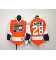 Youth NHL jerseys philadelphia flyers #28 giroux orange[white number]