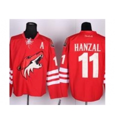 NHL Jerseys Phoenix Coyotes #11 HANZAL red Jersey