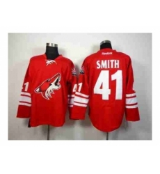NHL Jerseys Phoenix Coyotes #41 Smith red