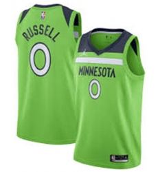 Men Jordan Brand Minnesota Timberwolves D'Angelo Russell Green Statement Jersey