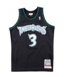 Men Minnesota Timberwolves 3 Stephon Marbury M&N Stitched NBA Jersey