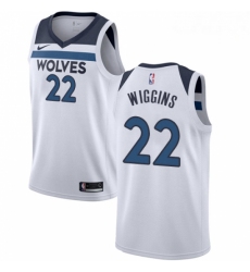 Mens Nike Minnesota Timberwolves 22 Andrew Wiggins Authentic White NBA Jersey Association Edition