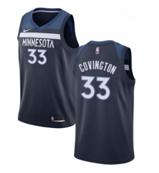 Mens Nike Minnesota Timberwolves 33 Robert Covington Swingman Navy Blue NBA Jersey Icon Edition 