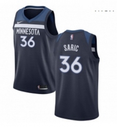Mens Nike Minnesota Timberwolves 36 Dario Saric Swingman Navy Blue NBA Jersey Icon Edition 