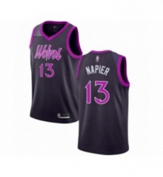 Womens Minnesota Timberwolves 13 Shabazz Napier Swingman Purple Basketball Jersey City Edition 