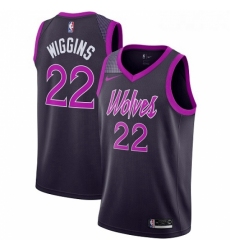 Womens Nike Minnesota Timberwolves 22 Andrew Wiggins Swingman Purple NBA Jersey City Edition