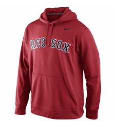 MLB Boston Red Sox Nike Men KO Wordmark Perfomance Hoodie Red
