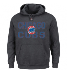 Men Chicago Cubs Charcoal Men Pullover Hoodie