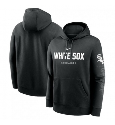 Mens Nike Black Chicago White Sox Fashion Club Pullover Hoodie