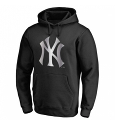 Men MLB New York Yankees Platinum Collection Pullover Hoodie Black