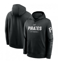 Mens Nike Black Pittsburgh Pirates Fashion Club Pullover Hoodie