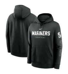 Mens Nike Black Seattle Mariners Fashion Club Pullover Hoodie