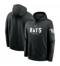 Mens Nike Black Tampa Bay Rays Fashion Club Pullover Hoodie