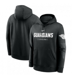 Mens Nike Black Cleveland Guardians Fashion Club Pullover Hoodie