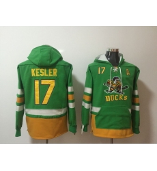 Men's Anaheim Ducks #17 Ryan Kesler Stitched Hoody