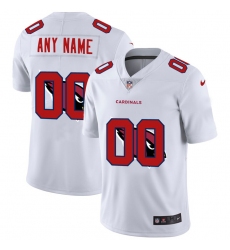 Men Women Youth Toddler Arizona Cardinals Custom White Men Nike Team Logo Dual Overlap Limited NFL Jersey