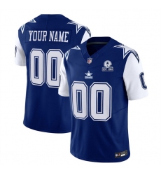 Men Women youth Dallas Cowboys Active Player Custom Navy 2023 F U S E  With Established In 1960 Patch Vapor Limited Stitched Football Jersey