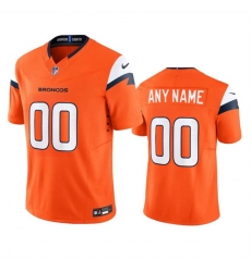 Men Women youth Denver Broncos Active Player Custom Orange 2024 F U S E  Vapor Limited Stitched Football Jersey
