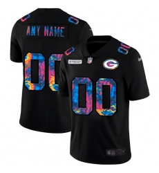 Men Women Youth Toddler Green Bay Green Bay Green Bay Green Bay Packers Custom Men Nike Multi Color Black 2020 NFL Crucial Catch Vapor Untouchable Limited 