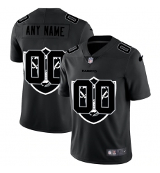 Men Women Youth Toddler Las Vegas Raiders Custom Men Nike Team Logo Dual Overlap Limited NFL Jerseyey Black