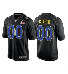 Men Women Youth Los Angeles Rams ACTIVE PLAYER Custom 2022 Black Super Bowl LVI Game Stitched Jersey