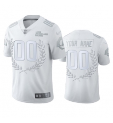 Men Women Youth Toddler Los Angeles Rams Custom Men 27 Nike Platinum NFL MVP Limited Edition Jersey