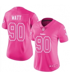 Men Women Youth Toddler Nike Limited Pink Rush Fashion NFL Jersey