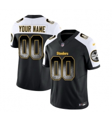 Men Women youth Pittsburgh Steelers Active Player Custom Black White 2023 F U S E  Smoke Vapor Untouchable Limited Stitched Jersey