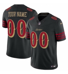 Men Women Youth San Francisco 49ers Active Player Custom Black 2025 F.U.S.E. “Rivalries” Vapor Limited Football Stitched Jersey
