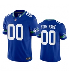Men Women youth Seattle Seahawks Active Player Custom Royal 2023 F U S E  Vapor Limited Throwback Stitched Jersey