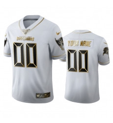 Men Women Youth Toddler Tampa Bay Buccaneers Custom Men Nike White Golden Edition Vapor Limited NFL 100 Jersey