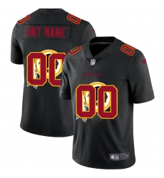 Men Women Youth Toddler Washington Redskins Custom Men Nike Team Logo Dual Overlap Limited NFL Jerseyey Black