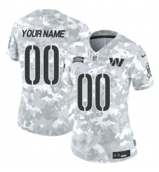 Women Washington Commanders Active Player Custom 2024 F U S E Arctic Camo Salute To Service