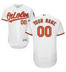 Men Women Youth All Size Baltimore Orioles Majestic Alternate Flex Base Authentic Collection Custom Jersey White