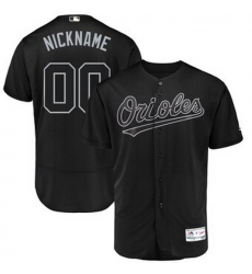 Men Women Youth Toddler All Size Baltimore Orioles Majestic 2019 Players Weekend Flex Base Authentic Roster Custom Black Jersey